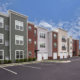 Exterior of Dwell Cherry Hill luxury apartments