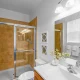 Dwell Cherry Hill Two Bedroom Apartment Primary Bathroom